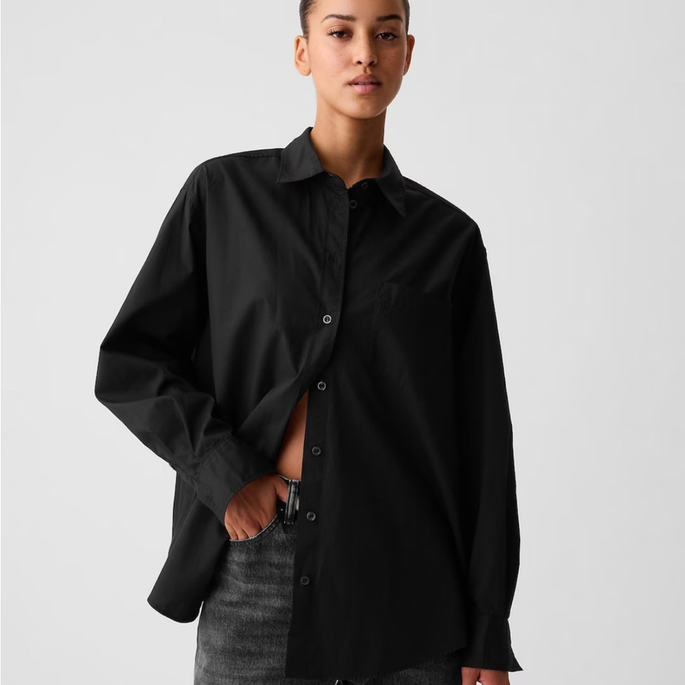 GAP Black 100% cotton Big Shirt